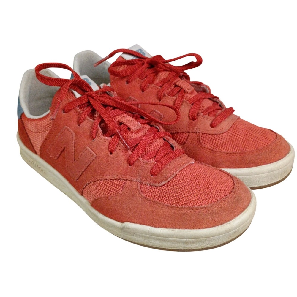 New Balance 300 Mens 10 Light Brick Red Gum Suede Mesh Low Top Sneakers CRT300
